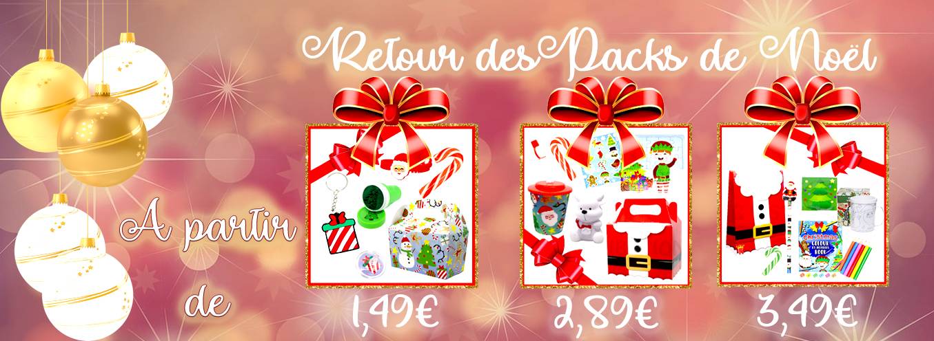 Retour des packs de Noël